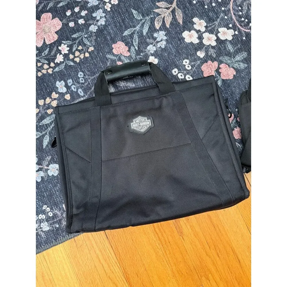 Harley Davidson Black Laptop Bag